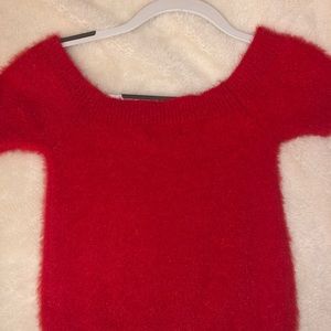 Red Kendall + Kylie Sweater